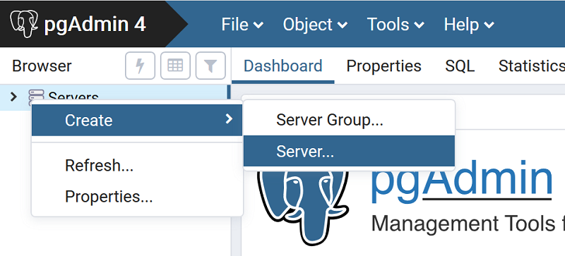 Pgadmin Server Add 01