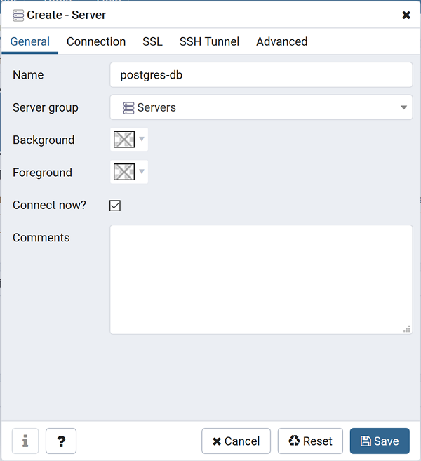 Pgadmin Server Add 02
