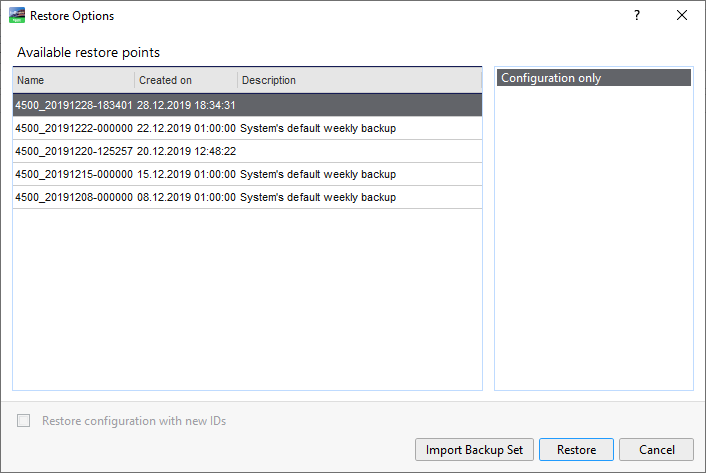Sbo Server Restore 002