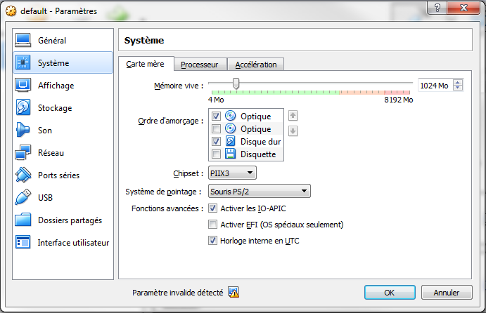 Virtualbox Gparted First