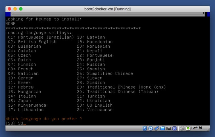 Virtualbox Gparted Language